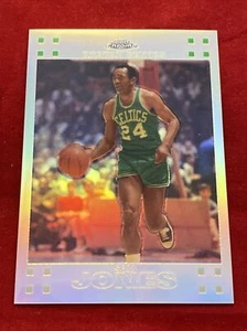Sam Jones 2007-08 Topps Chrome Refractor Card #56 Boston Celtics #d/999 MINT - Picture 1 of 9