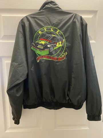 Vintage Motorsport Traditions made in USA Kyle Petty Mello Yello Nascar Jacket L Cover