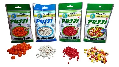CUKK Karpfen Köder PUFFI Floating Baits Fisch Teig Karpfenfutter Boilies Pop Up - Bild 1 von 4