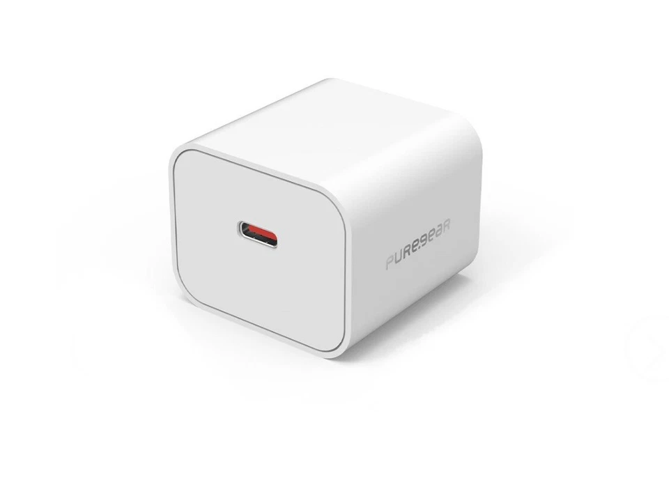 PureGear 30W Type C Fast Charger Wall Charger - White - Image 1 of 3