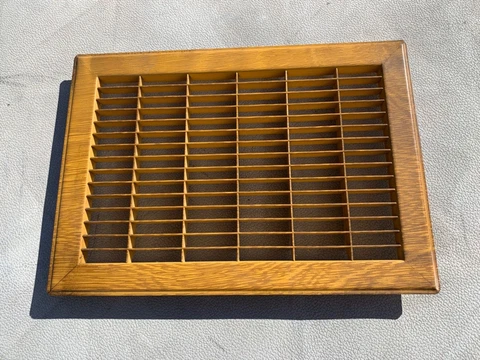 Vintage Wall Floor Grate Heat Vent Register Cold Air Return 13 3/4” x 9 3/4” Cover