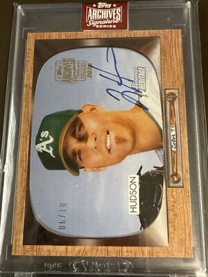 2023 Topps Archives Signature Series Tim Hudson On-Card Autograph 06/10 Oakland - Image 1 of 4