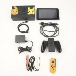 Nintendo Switch Let's Go Eevee Limited Console Joy-Con Set NTSC-J Japan Used - Picture 1 of 7