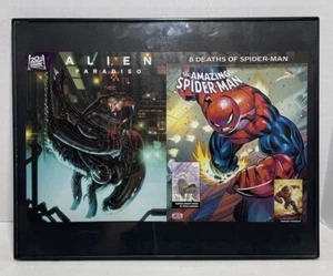 Amazing Spider-Man & Alien Paradiso Wall Art Framed 11”x 14” - Picture 1 of 4