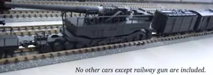 N Schneider IJA Type 90 240mm Railway/Railroad Gun Kit WWII Military Train Army - Picture 1 of 12