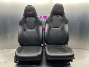 2011-2014 Subaru WRX STI Leather Seats Front & Rear OEM Genuine USDM LHD - Picture 1 of 19