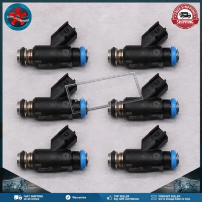 6PCS Fuel Injectors For 2006-2007 Chevy Malibu Buick Terrazza Saturn Relay 3.9L - Image 1 of 4