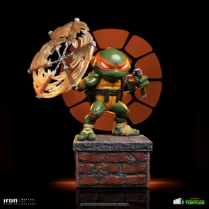 Iron Studios TMNT (Teenage Mutant Ninja Turtles) Mini Co Michelangelo Figure - Picture 1 of 6