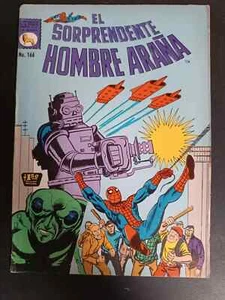 Comic  Amazing SpiderMan Hombre Araña Edit La Presa #166 From 1977 Spanish - Picture 1 of 1