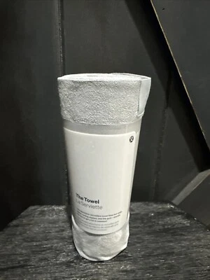 Lululemon The Towel 26" x 71" Hail Gray Large Yoga Biking Gym Mat - NEW - Image 1 of 4
