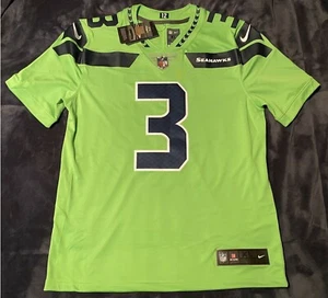 Russell Wilson Color Rush Nike Limited Green Seahawks Authentic Men's Jersey  - Picture 1 of 6