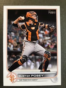 2022 Topps Series 1 - Image Variation Eyes Closed in Dugout #209 Buster Posey - Picture 1 of 2