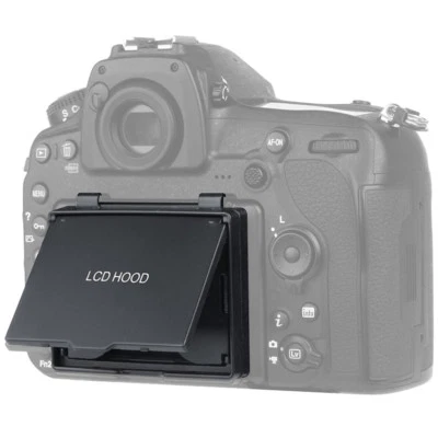 LCD Screen Protector Pop-up Sun Shade Hood Cover for Nikon D850 DSLR Camera - Image 1 of 4