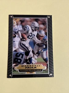 1997 Topps Players Private Issue Marshall Faulk #36 /1 Of 250 - Bild 1 von 2