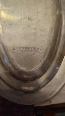 Silver plated Vassoi antica fabbrica tedesca dal 1877. - Immagine 1 di 4