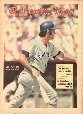 Sporting News Baseball newspaper, (9/26/70), Joe Pepitone, Chicago Cubs ~ VG - Image 1 of 4