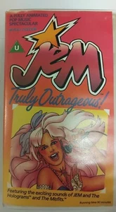 JEM 'TRULY OUTRAGEOUS' VHS VIDEO PAL CHILDRENS CARTOON - Picture 1 of 4