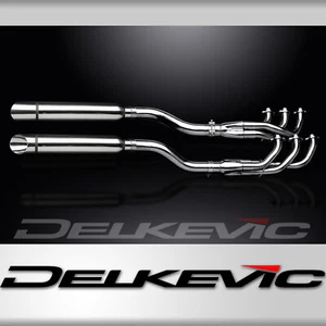Silenciadores de corte de acero inoxidable de 6-2 16" escape completo Honda F6C Valkyrie 1997-2004 - Imagen 1 de 5