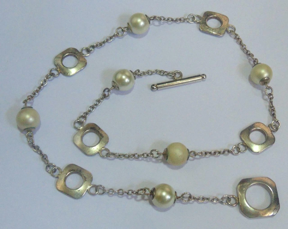 COLLAR TIFFANY & CO PLATA Y PERLAS Foto 1 de 4