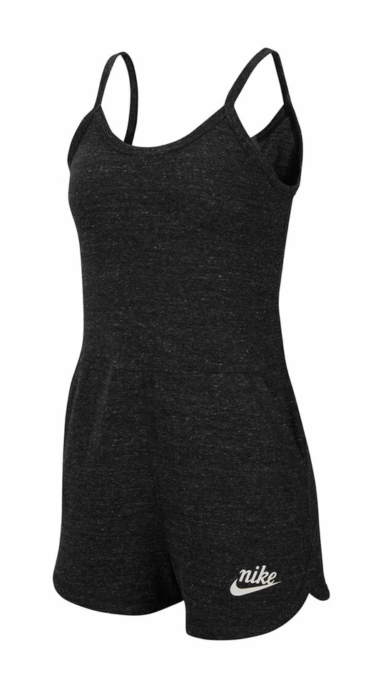 Nike Gym Vintage Romper Cj1863-451 Obsidian /sail Women’s XXL