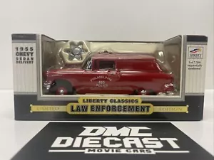 1:25 Liberty Classics 1955 Chevy Sedan Delivery Philadelphia Police Diecast New - Picture 1 of 18