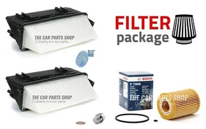 FOR MERCEDES GL350 3.0 X166 BOSCH SERVICE FILTER KIT 2 X AIR & BOSCH OIL - Picture 1 of 1