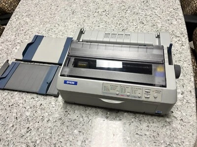 Epson LQ-590 Parallel USB  Dot Matrix Printer - Image 1 of 3