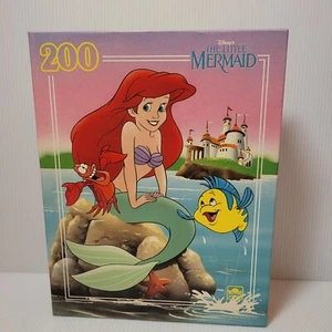 Rompecabezas dorado vintage de Disney La Sirenita 200 piezas años 90 ~ nuevo sellado - Imagen 1 de 2