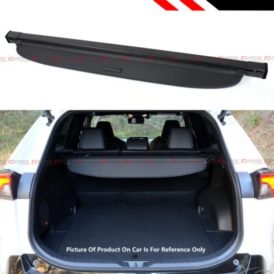 For 2019-2024 Toyota Rav4 Retractable Trunk Cargo Cover Luggage Shade Shield - Image 1 of 4