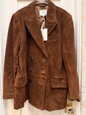 Alexa Chung Madewell Suede Coat - Image 1 of 4