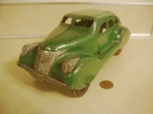 Vtg 1930's Marx Pressed Steel Mystery ZEPHYR Toy Car Automobile Working VIDEO! - Imagen 1 de 9
