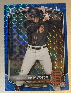 2025 Bowman Chrome Bo Davidson Blue /150 BCP-206 - Bild 1 von 2