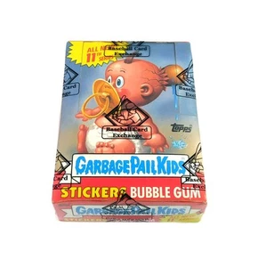 Topps Garbage Pail Kids 1987 serie 11 scatola con prezzo (48) non X-Out BBCE avvolto - Foto 1 di 2
