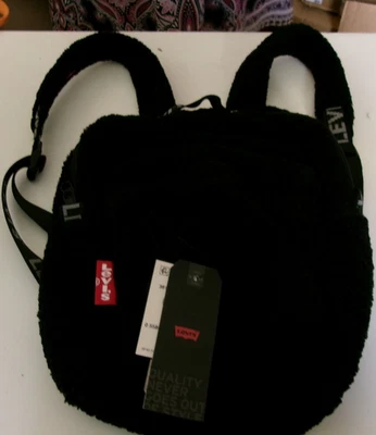 Levi's®  black  Tote bag/ backpack New With tags with Levi® tag Faux Fir - Image 1 of 4