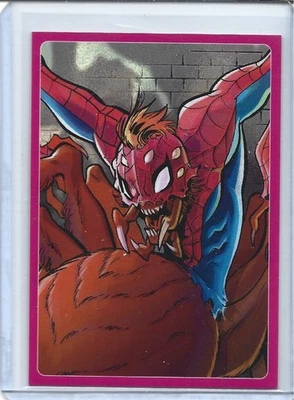 2022 Panini The Amazing Spider-Man Pink /25 #4 Man-Spider - Image 1 of 2