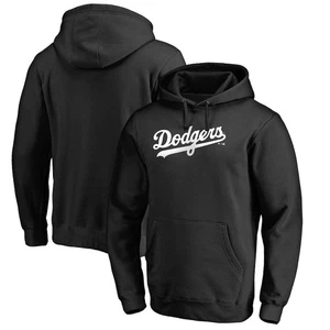 Fanatics Los Angeles Dodgers offizieller taillierter Pullover Hoodie mit Wortmarke schwarz 2XL  - Bild 1 von 3