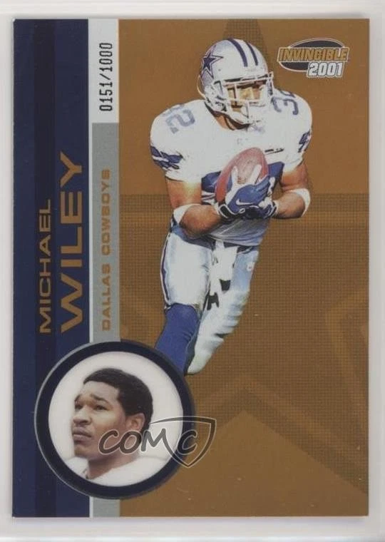 2001 Pacific Invincible /1000 Michael Wiley #69 - Image 1 of 2