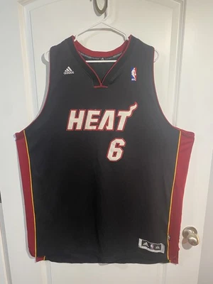 Camiseta Lebron James Miami Heat #6 NBA Longitud 3XL +2 Adidas De Colección  Foto 1 de 4