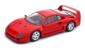 KK Scale 1:18 FERRARI F40 RED WITH RED SEATS Diecast Model - Picture 1 of 7