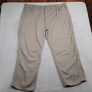 Carhartt FR Pants Mens 48x30 Khaki Flame Resistant Original Fit Work CAT2 2112 - Picture 1 of 12