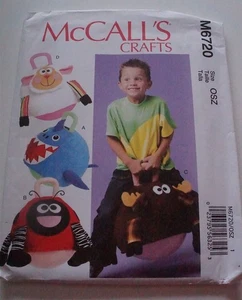 McCalls 6720 Hopping Ball Covers Children Toy Sewing Pattern - Picture 1 of 2