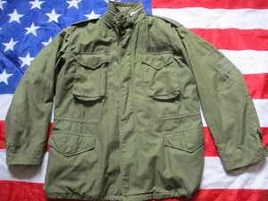 1967 genuine US ARMY ISSUE VIETNAM WAR OG 107 usa M65 COAT COMBAT jacket L L- xl - Picture 1 of 24