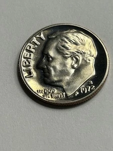1972 S Roosevelt Dime Proof Uncirculated With Errors (#87) - Picture 1 of 8