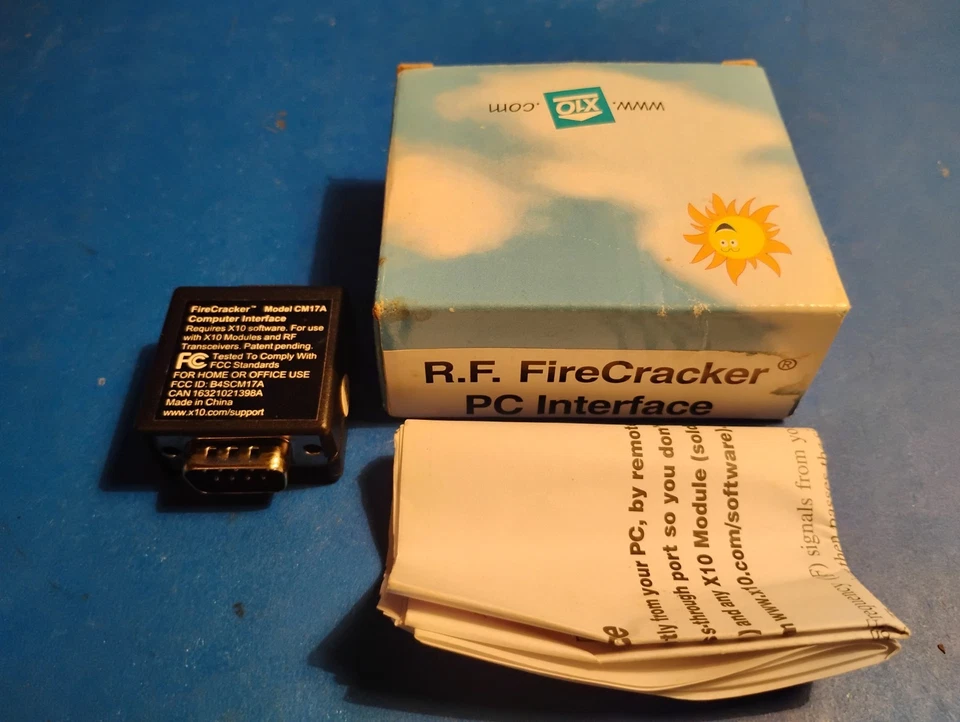 X10 X-10 Firecracker Serial Computer Interface CM17A