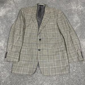 Brooks Brothers Herren 41R Blazer Beige Seide Leinen Wolle Sport Mantel - Bild 1 von 14