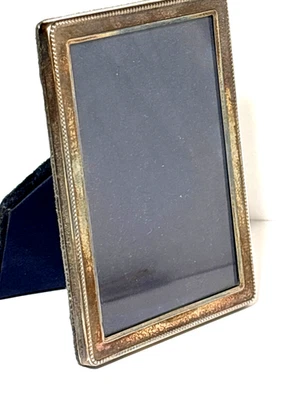 Vintage RC R. Carr 925 Sterling Silver English Picture Frame 5" x 3 1/2" Photo - Image 1 of 4