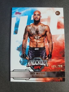 Trey Waters 2025 Topps UFC Knockout RC Rookie Bronze /299 - Picture 1 of 2