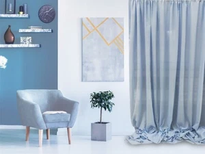 Gardine Angelica hellblau (Farbe 50) - Bild 1 von 1
