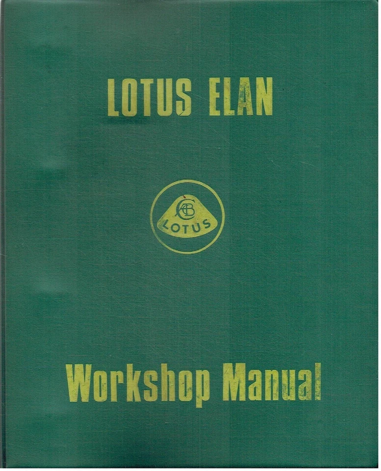 LOTUS ELAN 1600 SERIES 1-4 COUPE CONVERTIBLE '62-72 ORIG FACTORY WORKSHOP MANUAL - Image 1 of 1