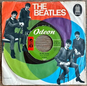 THE BEATLES - ALL MY LOVING / I WANNA BE YOUR MAN - 7" GERMANY 1964 - VG+/VG+ - Foto 1 di 4